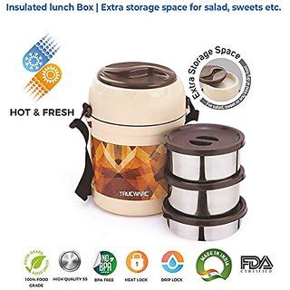 Buy Trueware Office Plus Lunch Box Stainless Steel Containers