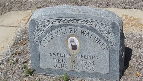 Louis Miller Waldrep Find A Grave Miller Grave Memorials