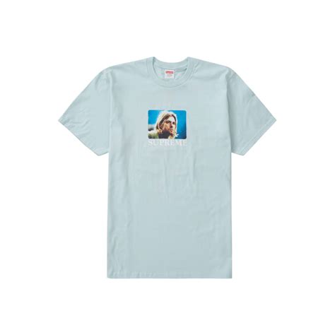 Supreme Kurt Cobain Tee Pale BlueSupreme Kurt Cobain Tee Pale Blue OFour