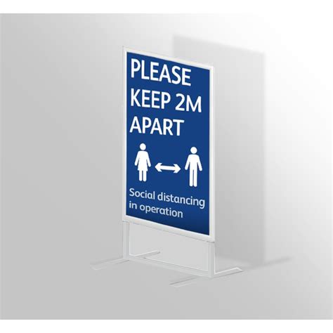 Double Sided Free Standing Information Stand Floor Standing Sign