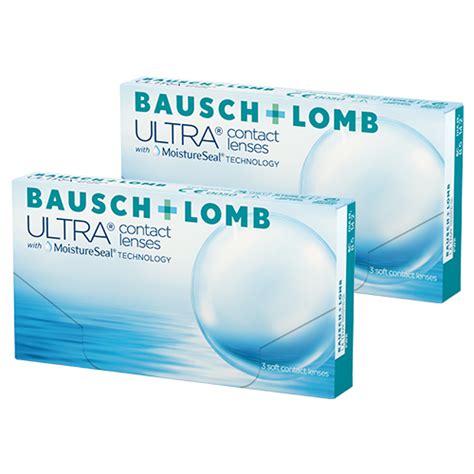 Набор из 2х упаковок линз /-5,50/ №3 BAUSCH&LOMB ULTRA КОНТАКТНЫЕ ЛИНЗЫ ...