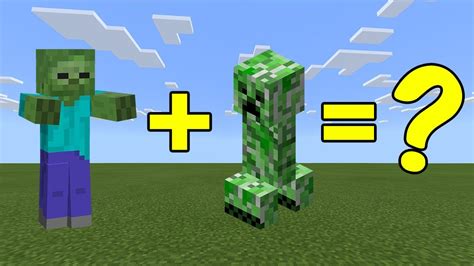 I Combined A Zombie And A Creeper In Minecraft Heres What Happened