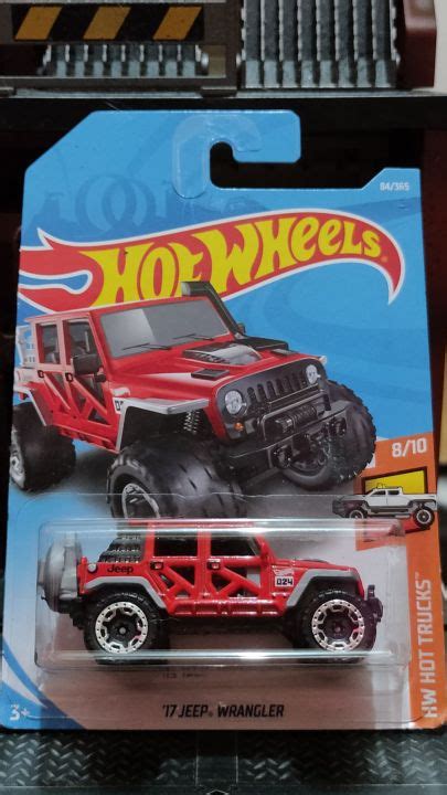 Hot Wheels 17 Jeep Wrangler Hot Trucks 1 64 Scale Model Lazada PH
