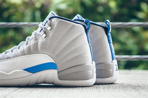 Air Jordan 12 Grey University Blue Release Date - Sneaker Bar Detroit