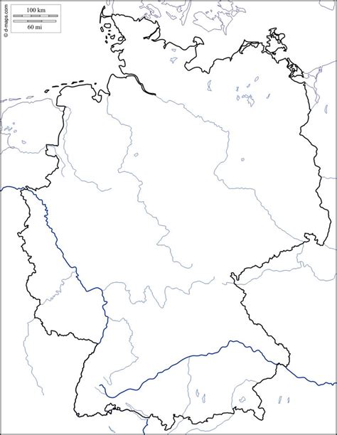 Deutschland Kostenlose Karten Kostenlose Stumme Karte Kostenlose