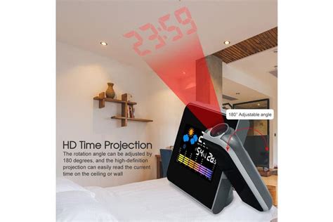 Buy Costcom Smart Digital Led Projection Alarm Clock Temperature Time