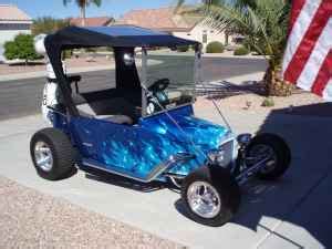 This T-Bucket Electric Golf Cart is the Real Deal