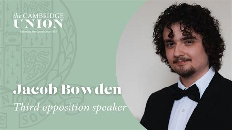 Jacob Bowden This House Believes In A Loving God Cambridge Union