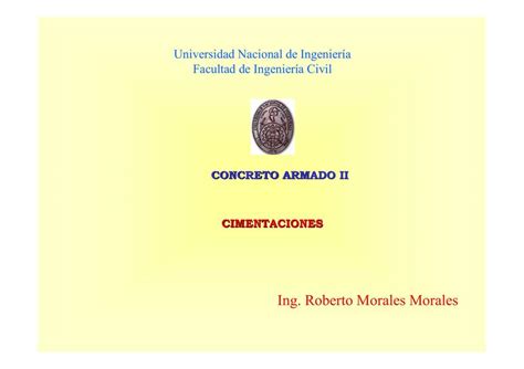 Cimentaciones Aporte Ingeniería Udocz