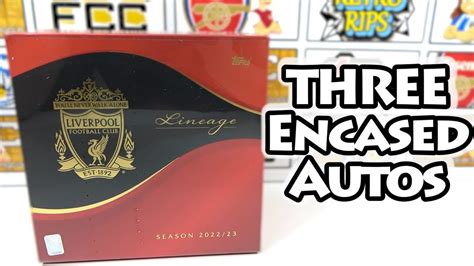 NEW Topps Liverpool LINEAGE 2022 23 Premium Hobby Box Opening