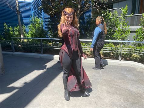 PHOTOS, VIDEO: Scarlet Witch Now Meeting in Avengers Campus at Disney ...