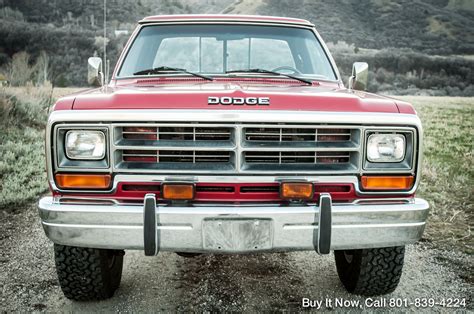 1984 Dodge Power Wagon W150 Power Ram 360 V8 4x4 Short Bed Shop Truck