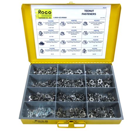 Rogo Fastener Co Inc Teenut Fasteners Assortment