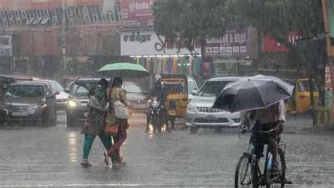 Tamil Nadu Weather Update Heavy Downpour Lash Chennai More Expected