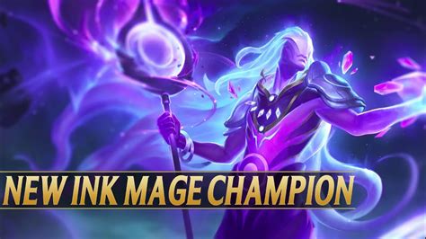 Ink Mage New Champion Info League Of Legends Artistic Midlaner Youtube