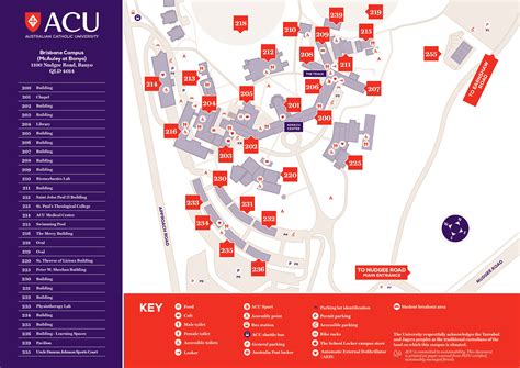 Brisbane campus (McAuley at Banyo) map