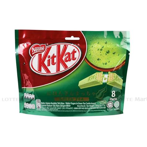 Socola Kit Kat Vị Trà Xanh 136G 17G x 8 Thanh