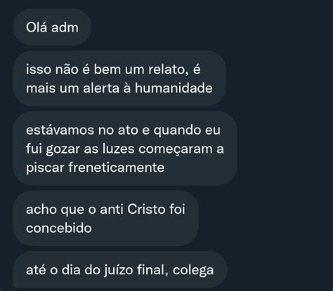 Relatos De Coito On Twitter Um Alerta Para Os Ateus