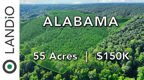 LANDIO SOLD 55 Acres Of Alabama Land For Sale With Power Water