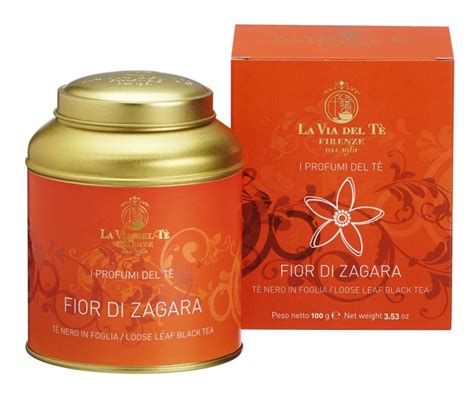 Fior Di Zagara Zwarte Thee Met Oranjebloesem La Via Del Tè 100 Gram Kan