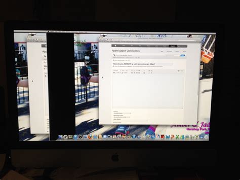 How Do You Remove A Split Screen On An Im Apple Community