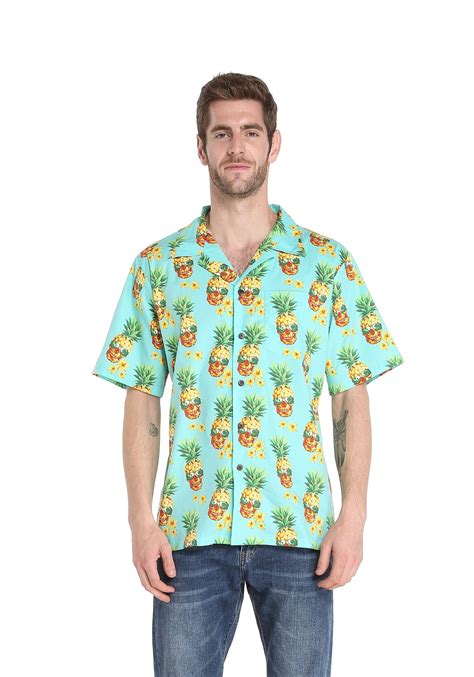 Hawaii Hangover Mens Hawaiian Shirt Aloha Shirt S Halloween Pineapple