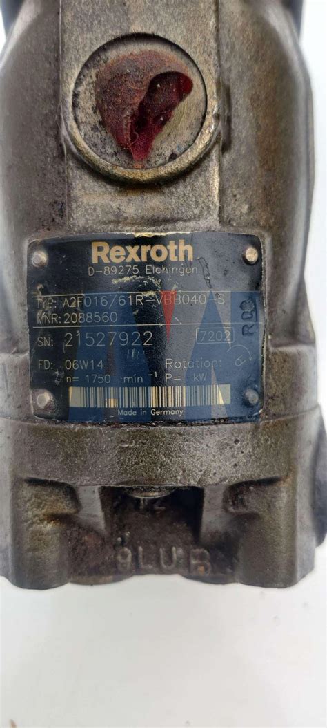 Rexroth A F R Vbb S Hydraulic Pump Ayn Corporation