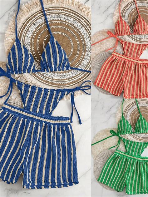 Women S Bikini Piece Swimsuit Thong Slim Backless Vacation Beach Wear