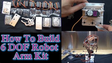 How To Build Dof Robot Arm Kit Youtube