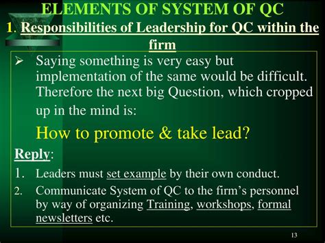 PPT - STANDARD ON QUALITY CONTROL (SQC)-1 PowerPoint Presentation, free ...