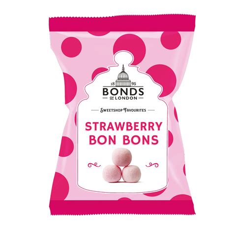 Bonds Strawberry Bon Bons 130g The Wandering Scott British Store