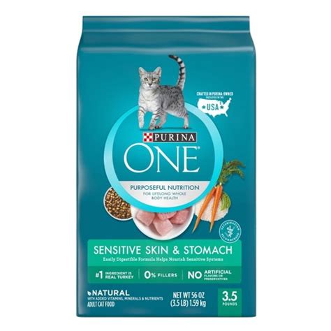 Purina® ONE Sensitive Systems Adult Premium Dry Cat Food - 3.5lbs : Target