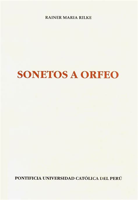 Lecturas Sonetos A Orfeo