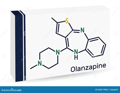 Olanzapine Molecule Molecular Structures Atypical Antipsychotics D