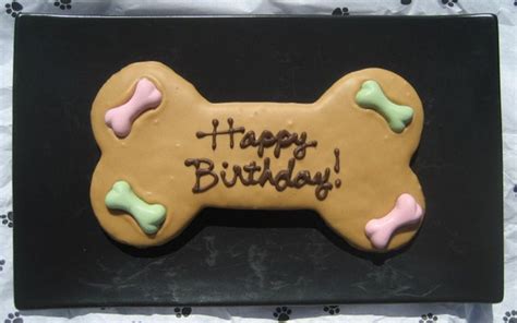 Gourmet Dog Treats Decorated Dog Birthday Cookie