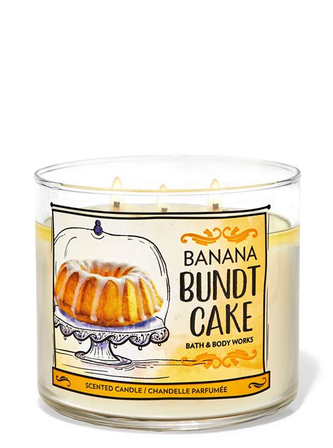 Banana Bundt Cake Wick Candle Bath And Body Works