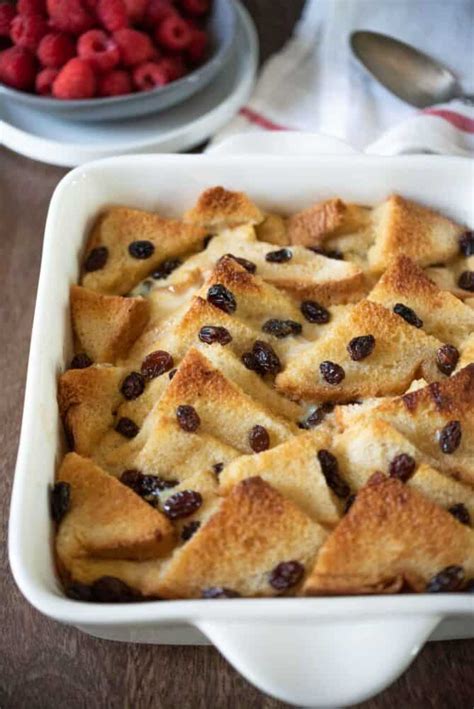 Traditional British Bread And Butter Pudding Culinary Ginger