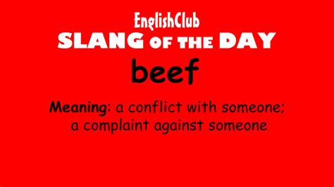 beef | Learn English