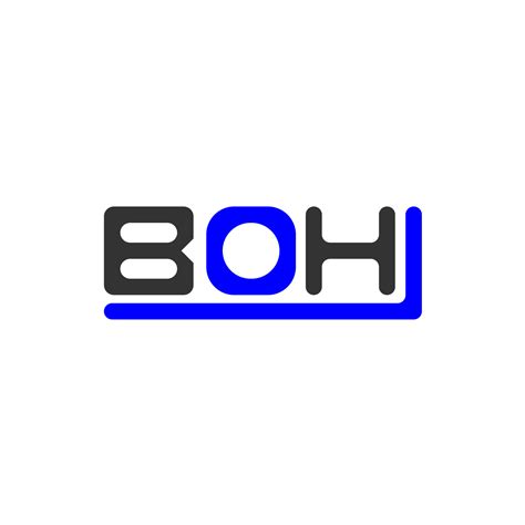 BOH letter logo creative design with vector graphic, BOH simple and modern logo. 18866665 Vector ...