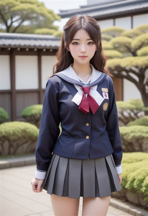 white japanese school uniform prompts stable diffusion