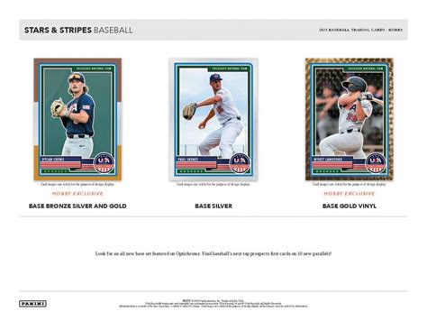 Panini Usa Stars Stripes Baseball Cards