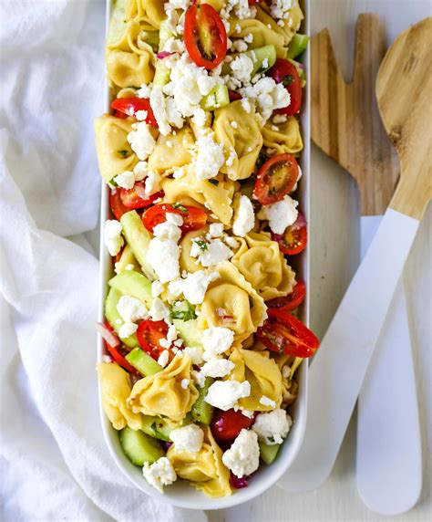 Greek Tortellini Pasta Salad Modern Honey