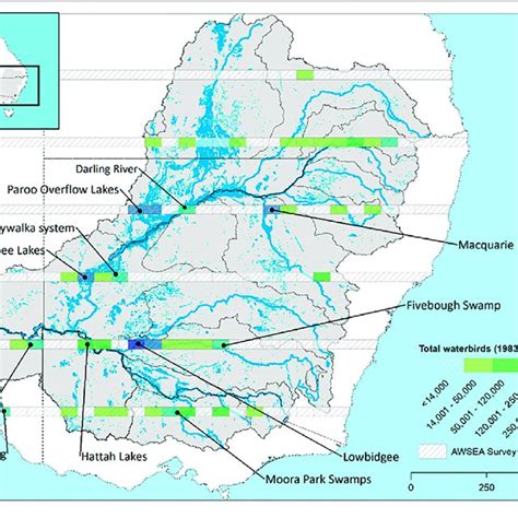 The Murray Darling Basin Water Resource Planning Areas Outlines