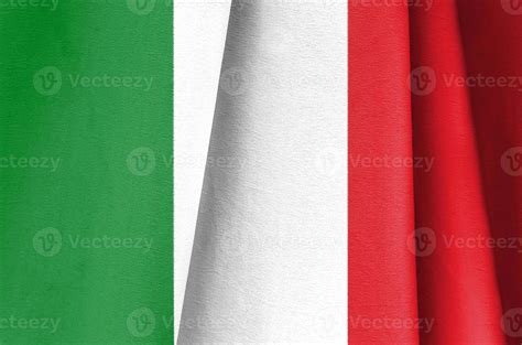 Fabric Flag of Italy 3817725 Stock Photo at Vecteezy