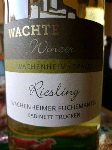 Wachtenburg Winzer Wachenheimer Fuchsmantel Riesling Kabinett Trocken