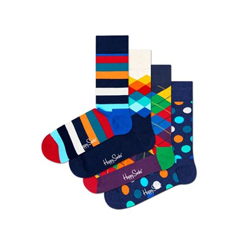 Happy Socks Classic Multi Colour T Set 4 Pack Farm Source Rewards