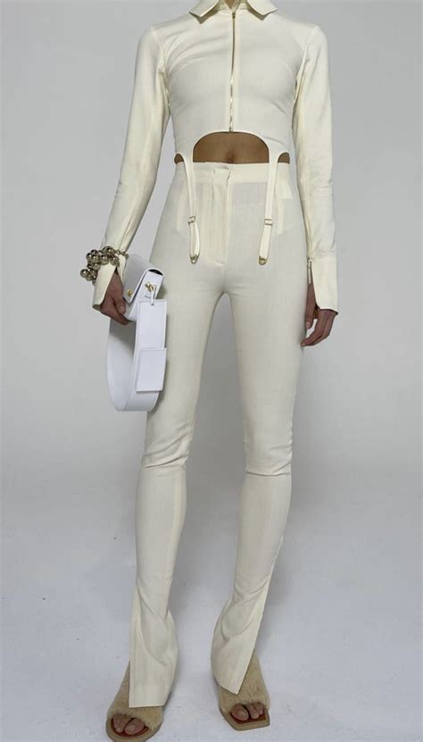 Tasha Fashion Clothes White Jeans