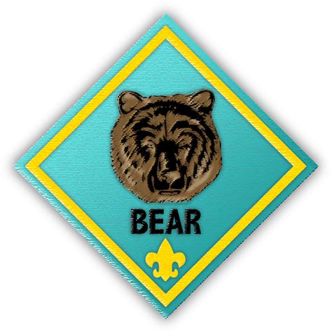 Cub Scouts Bear Badge 682x682 Png Clipart Download