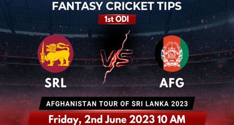 Sri Lanka Vs Afghanistan St Odi Prediction Pitch Report Playing