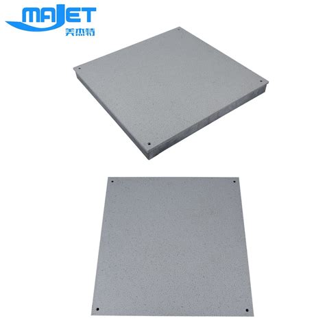 Aluminum Solid Raised Access Floor Panel With Antistatic Pvc For Server